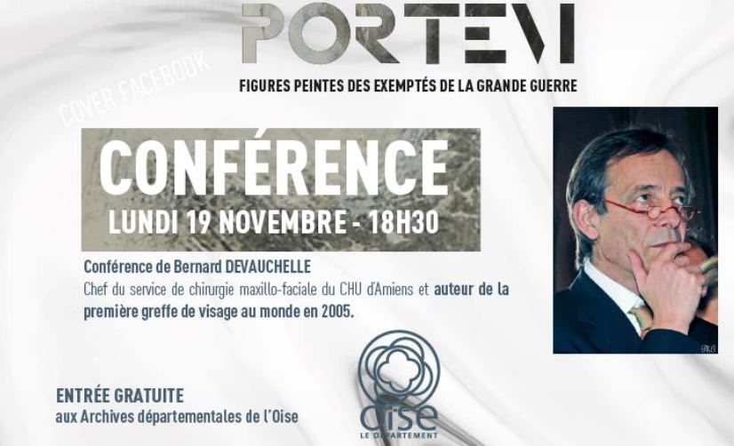 Beauvais : Bernard Devauchelle auteur de la première greffe de visage au monde, en conférence lundi 19 novembre