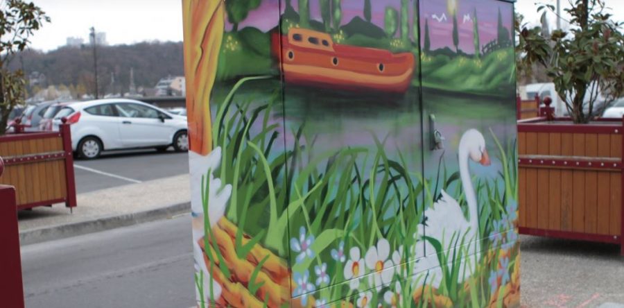 Creil : le graffeur Lacriz s’expose place Carnot