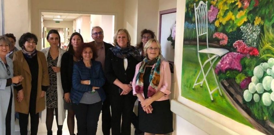 Hôpital de Senlis : de nouvelles fresques murales dans l’unité des soins palliatifs