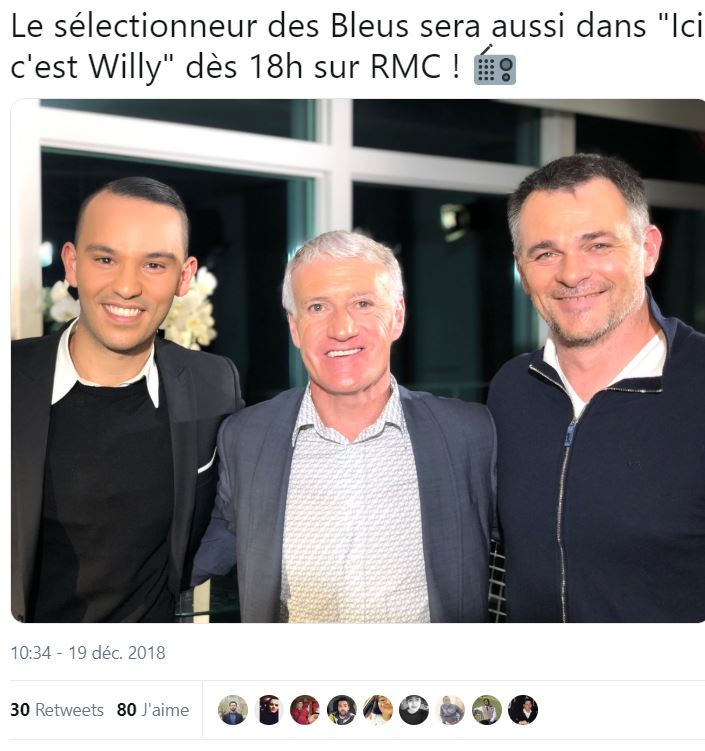 Les dents de Didier Deschamps enflamment la toile