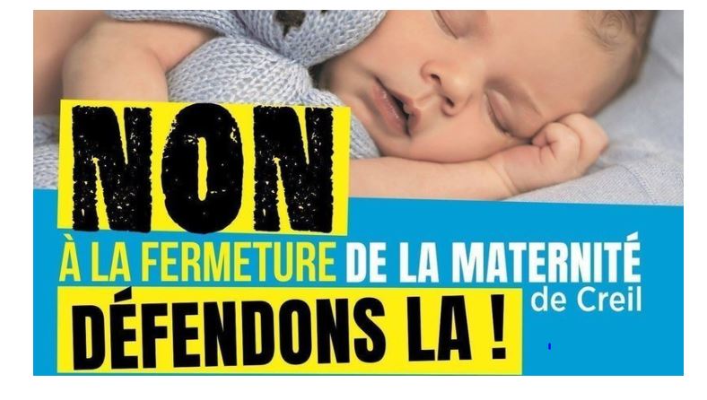 La mobilisation pour la maternité de Creil se poursuit !