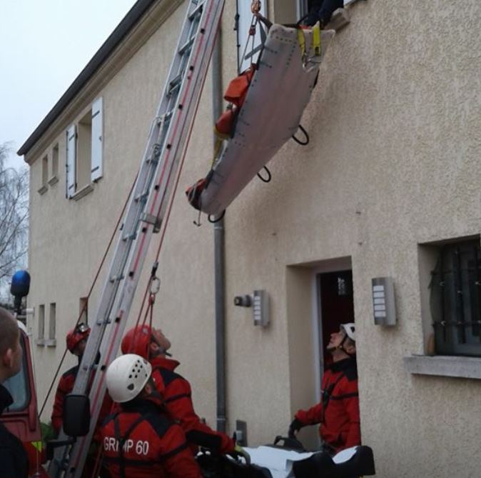 Les sapeurs-pompiers du GRIMP, interviennent à Méru