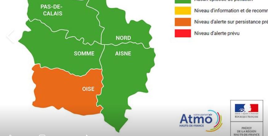 Nouvelle alerte à la pollution de l’air dans l’Oise.