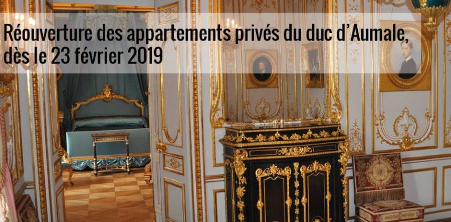 Chantilly : découvrez les appartements privés du Duc et de la Duchesse d’Aumale