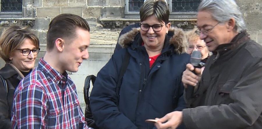 Tom Florek, un lycéen de 18 ans de Compiègne mis à l’honneur par la ville !