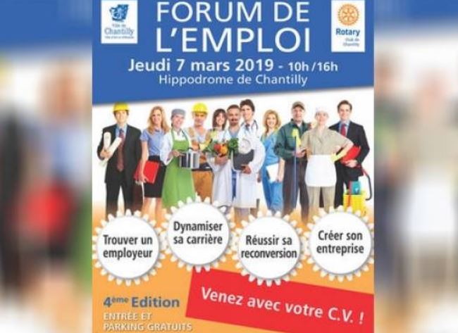 Forum de l’Emploi à Chantilly ! Rendez-vous à l’hippodrome le 7 mars !