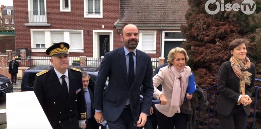Edouard Philippe à Beauvais : une visite sous haute sécurité (les images)