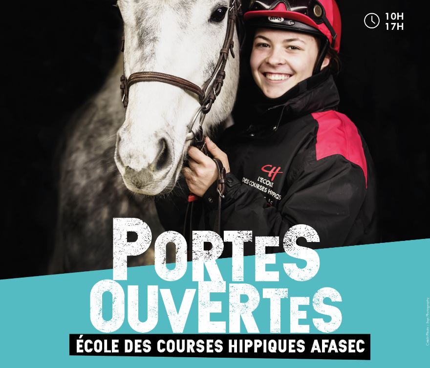 Les 5 écoles de l’Ecole des Courses Hippiques AFASEC ouvrent leurs portes le 23 MARS à Gouvieux