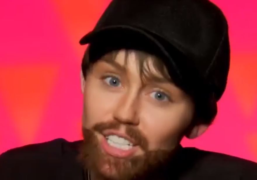 Miley Cyrus transformée en homme