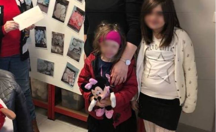 Auneuil : un chèque pour Alicia brûlée au visage en avril 2017