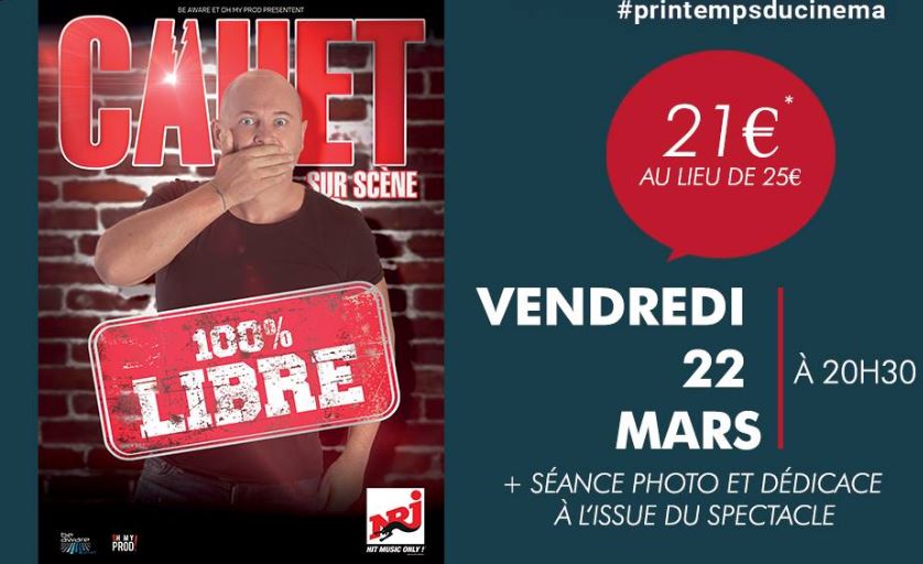 Le Picard Sébastien CAUET se donne en spectacle à Compiègne, le 22 mars !