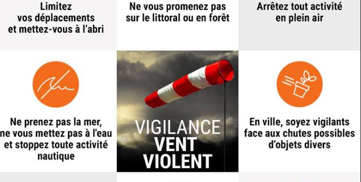 L’Oise placé en vigilance jaune orage et orange pour vent fort !