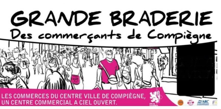Compiègne : grande braderie de printemps les 5 et 6 avril.
