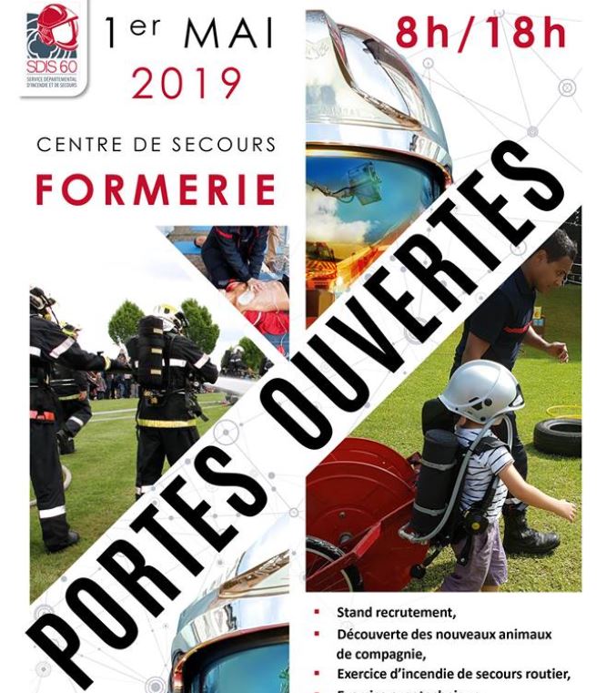 Formerie : portes ouvertes au centre de secours, mercredi 1er mai