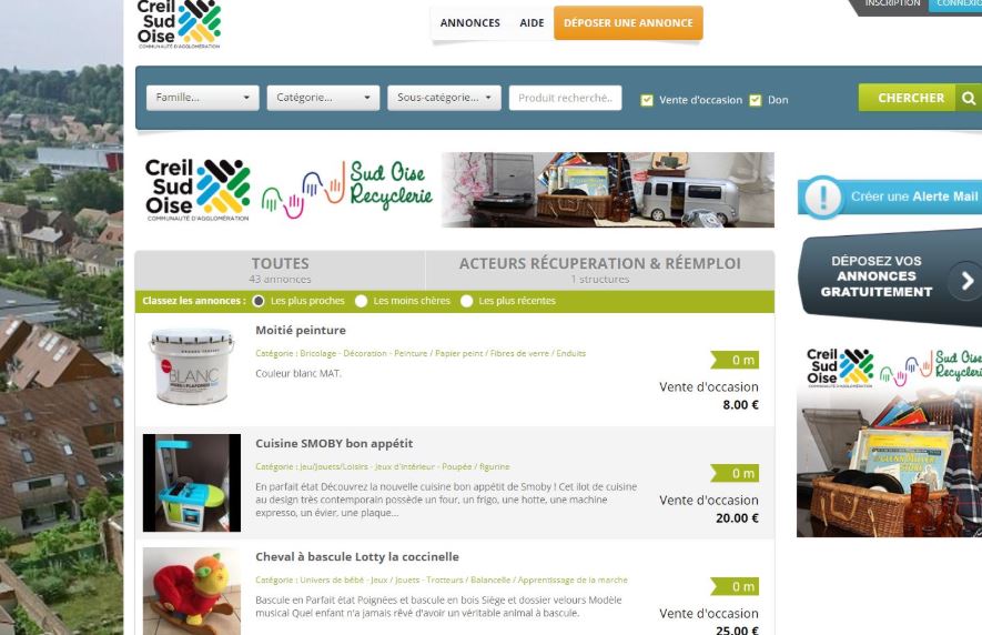 Agglomération creilloise : Troc Sud Oise, le nouveau site gratuit d’annonces entre habitants