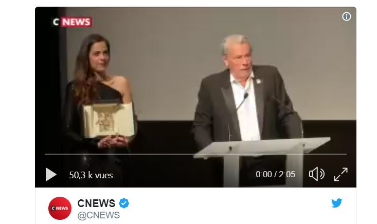 Palme d’or à Cannes Alain Delon tire sa révérence