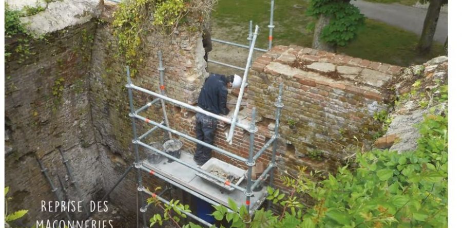 Montépilloy : un chantier de bénévoles pour restaurer le corps de logis du château