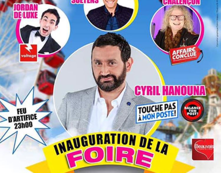 Beauvais : Cyril Hanouna, Pascal Soetens,Pierre-Jean Chalençon … à la Foire Saint-Pierre