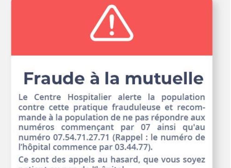 Clermont : l’hôpital lance une alerte la population sur une usurpation d’identité