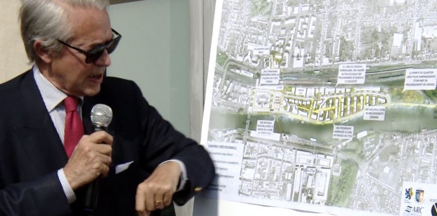 Les compiégnois interrogent Philippe Marini sur le nouveau éco-quartier de la gare de Compiègne (Vidéo)