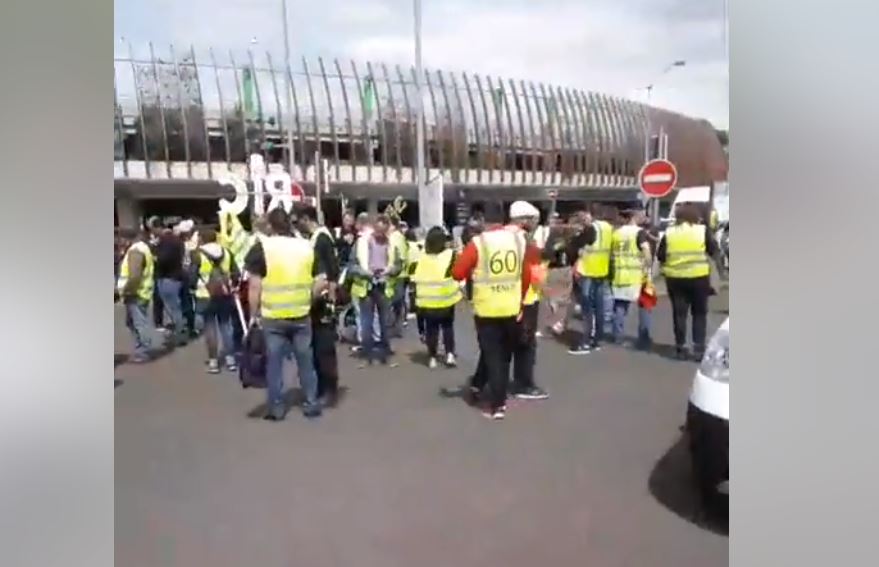 Nogent-sur-Oise : les gilets jaunes se sont mobilisés ce samedi devant Auchan !