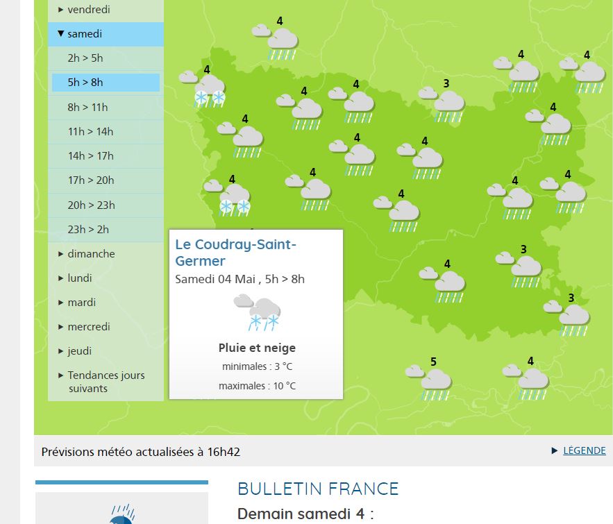 De la neige dans l’Oise dans la nuit de vendredi à samedi ?