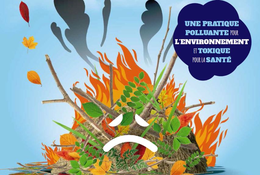 Santé dans l’Oise : brûler des déchets verts à l’air libre, une mauvaise idée à 450 euros.