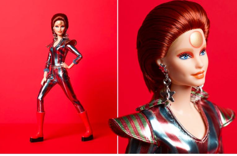 Une poupée Barbie à l’effigie de David Bowie.