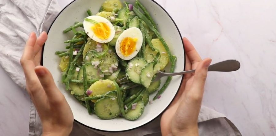 Recette de salade de pomme de terre estivale