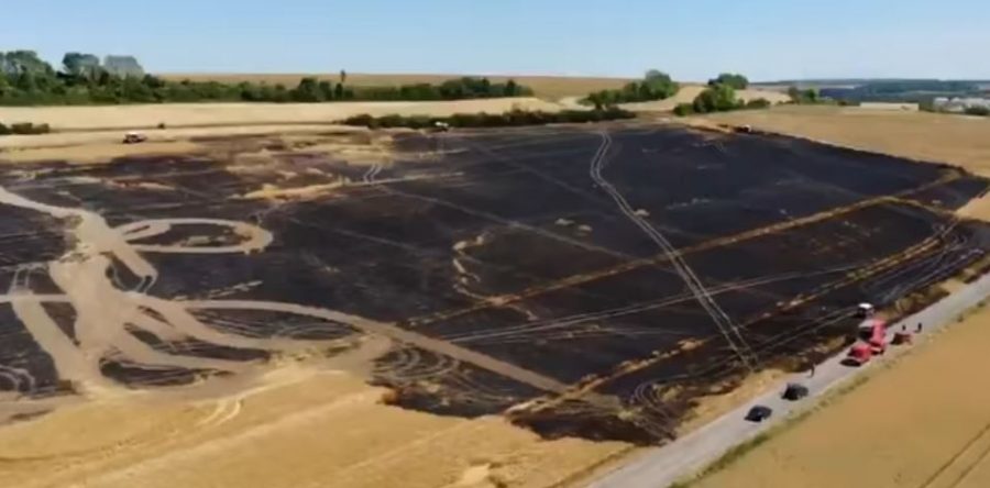 Feux en série dans l’Oise : les pompiers mobilisés en nombre !