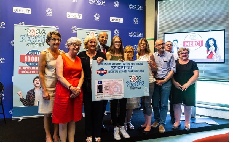 Oise : Amandine, 10 000e bénéficiaire du pass permis