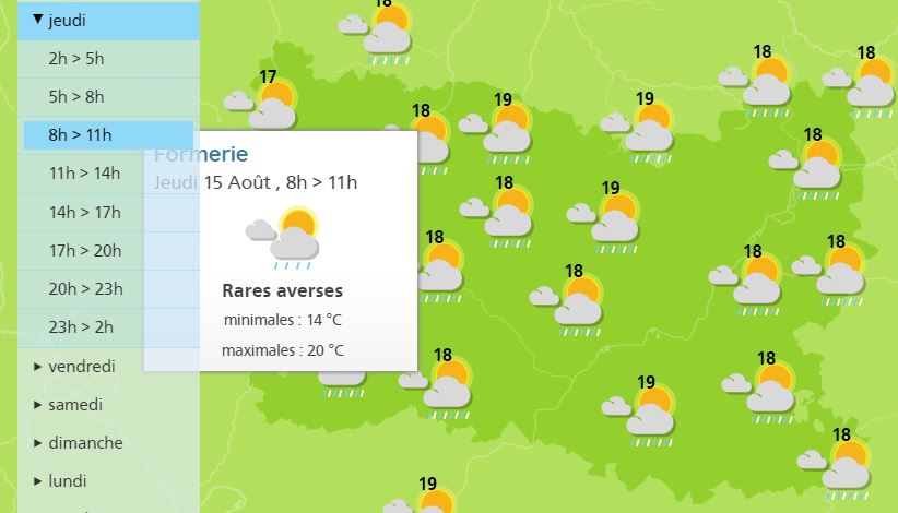 Météo dans l’Oise : un 15 août plutôt frais !