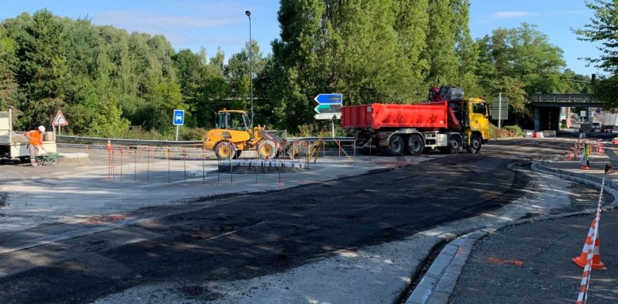 Un giratoire – Clermont-Fitz-James à la rentrée !