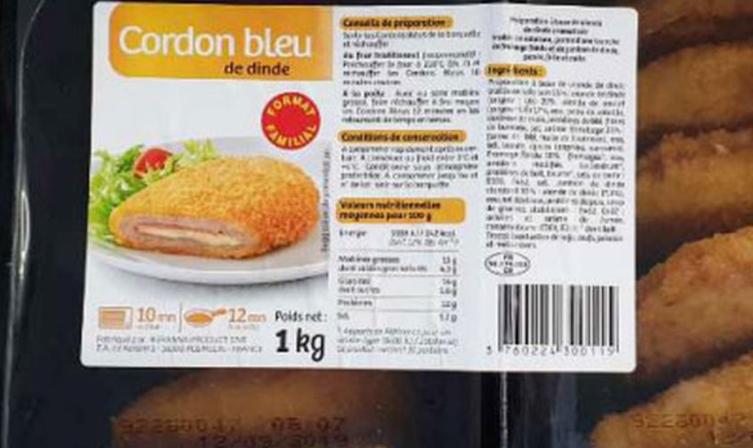 Santé dans l’Oise : Intermarché et Netto rappellent des cordons bleus contaminés à la salmonelle