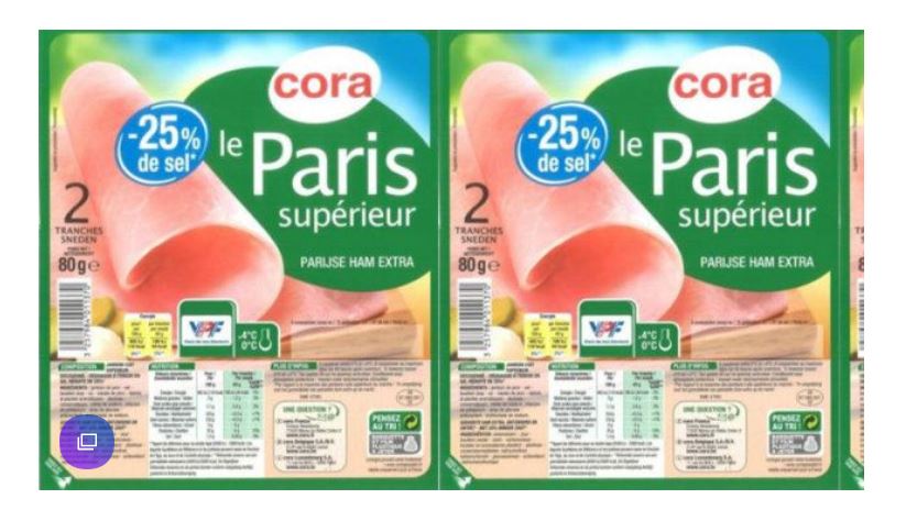 Santé dans l’Oise : Cora rappelle un lot de jambon pour une erreur de date de péremption