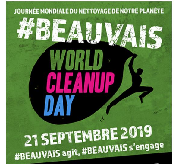 Journée mondiale du nettoyage de notre planète : World clean up day à Beauvais
