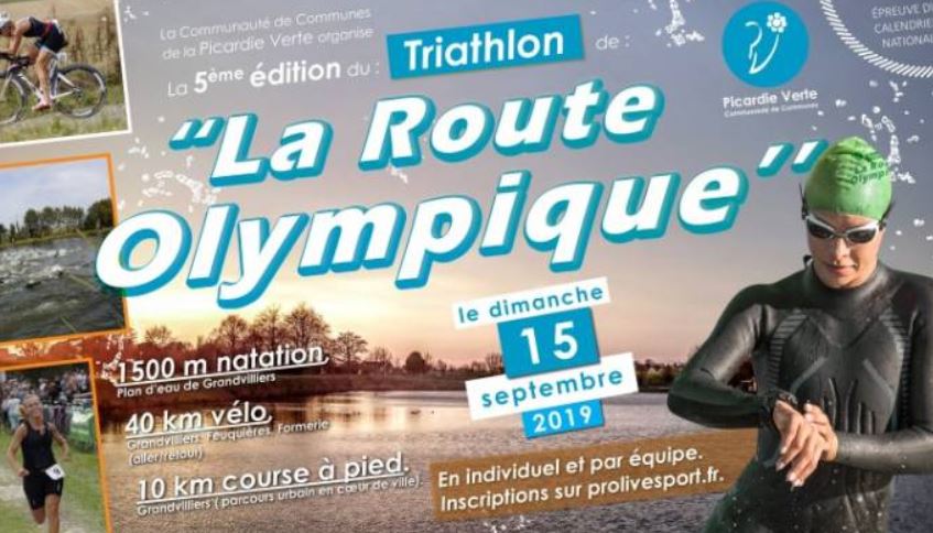 Le triathlon de la « Route Olympique » revient en Picardie Verte