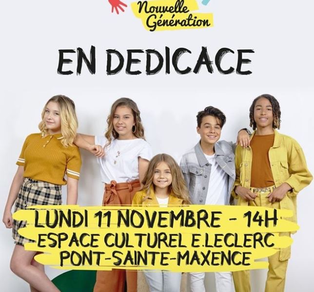 Pont-Ste Maxence : les KIDS UNITED en dédicace dans l’Oise lundi 11 novembre